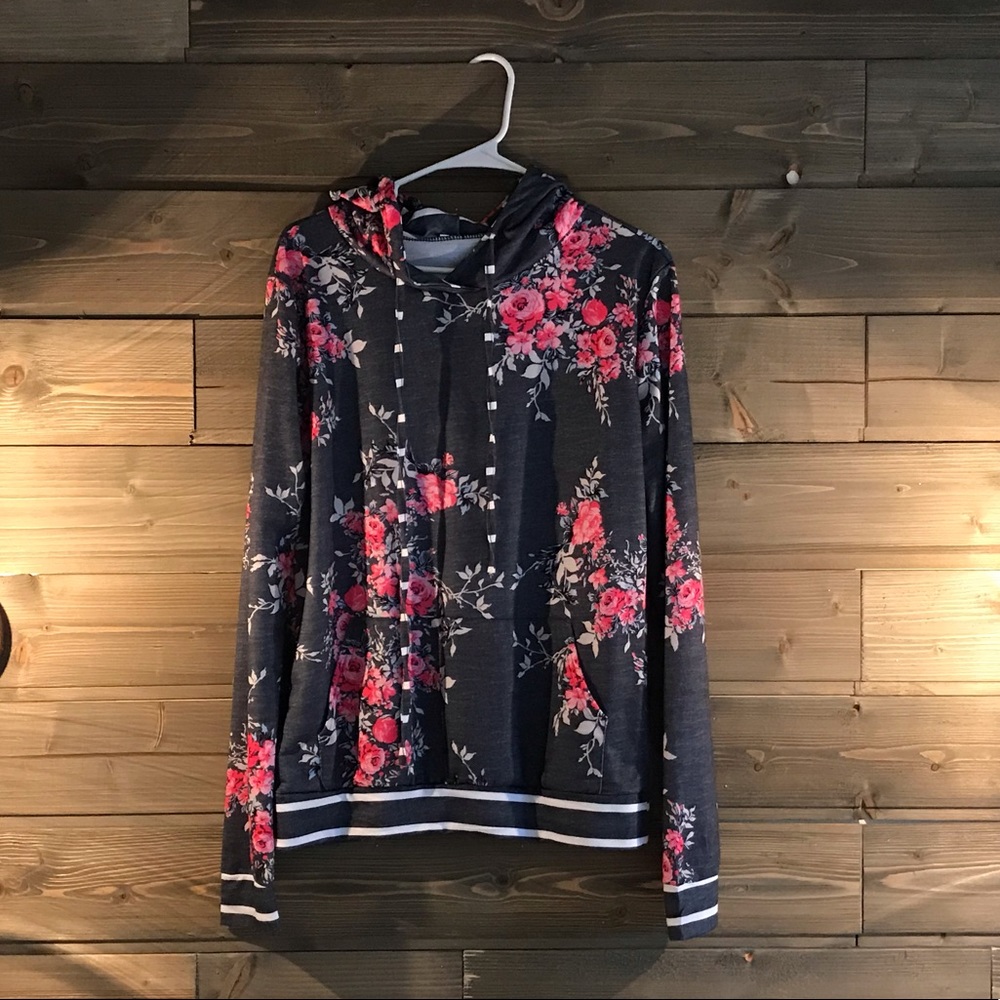 Floral Hoodie